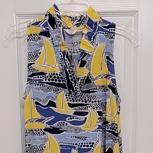 NWT Ruffle-neck Shift Dress - Picture 1 of 12